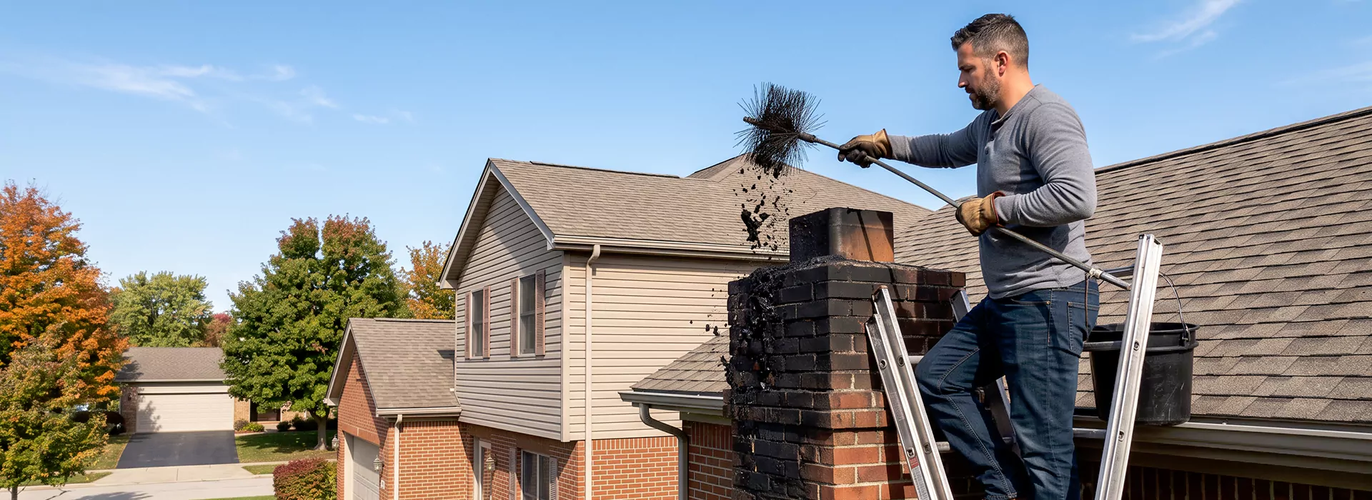 Chimney Creosote Cleaning in Cedar Park