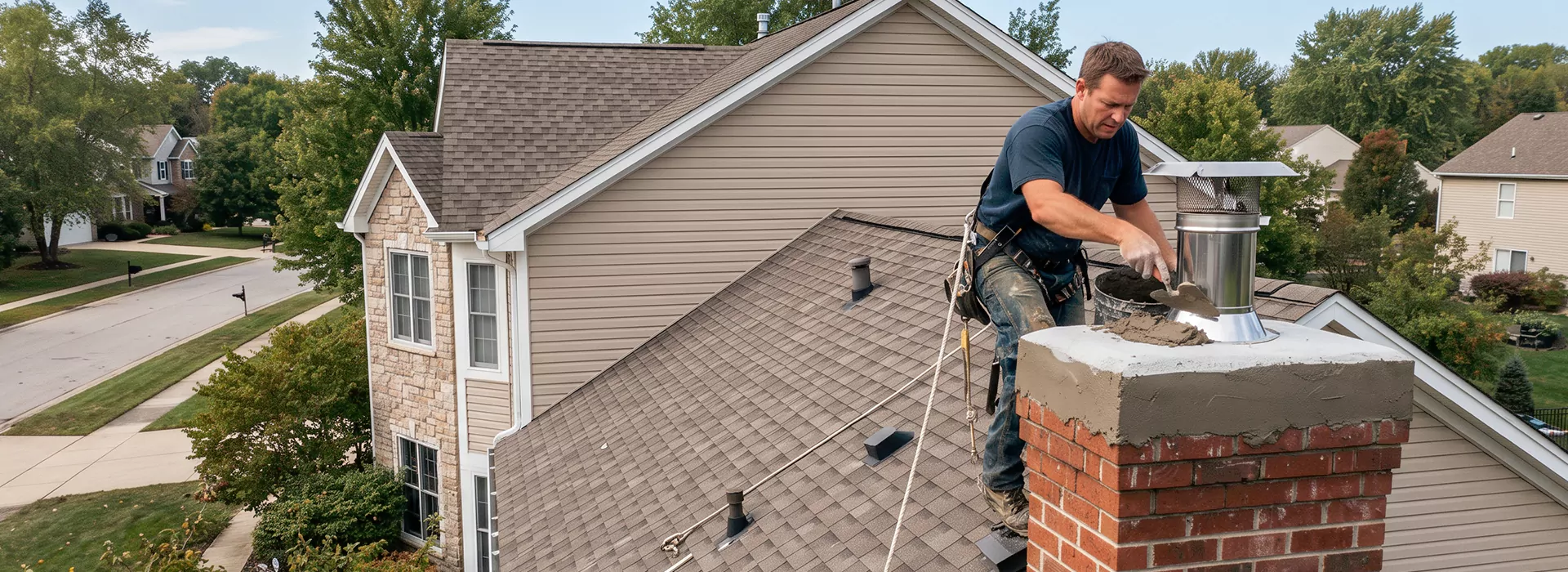 Chimney Crown Installation Cedar Park, TX