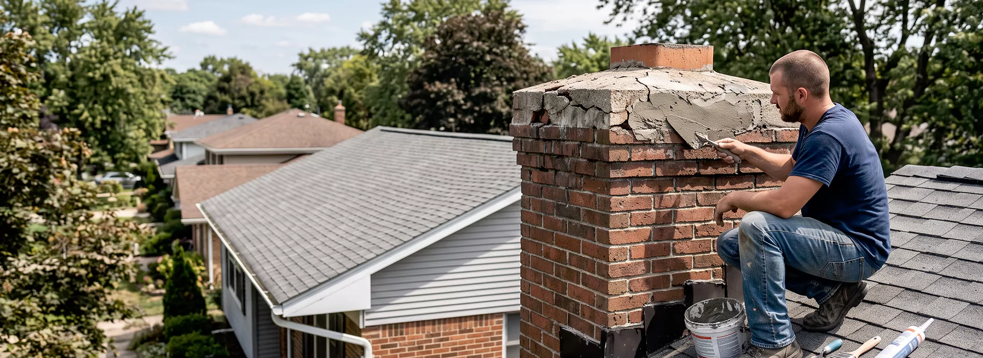 Chimney Crown Repair Cedar Park, TX