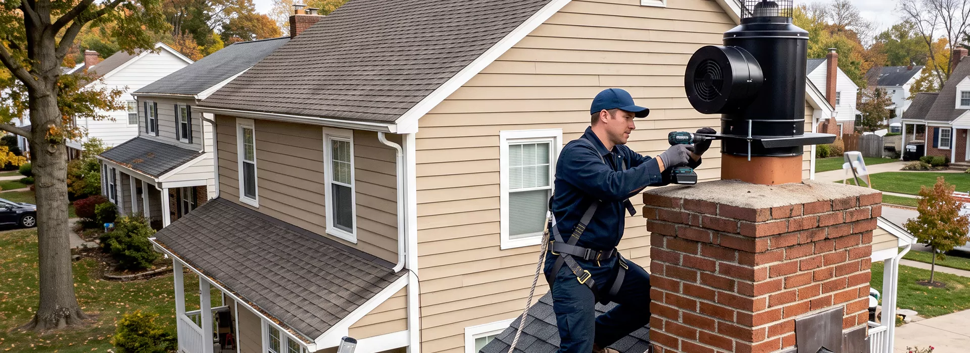Chimney Fan Installation in Cedar Park, TX