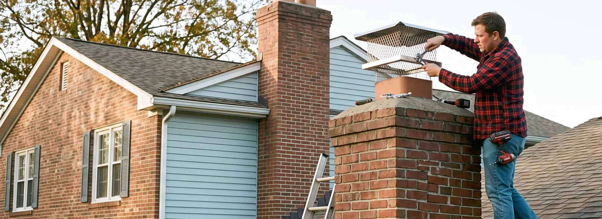 Chimney Spark Arrestor Installation in Cedar Park
