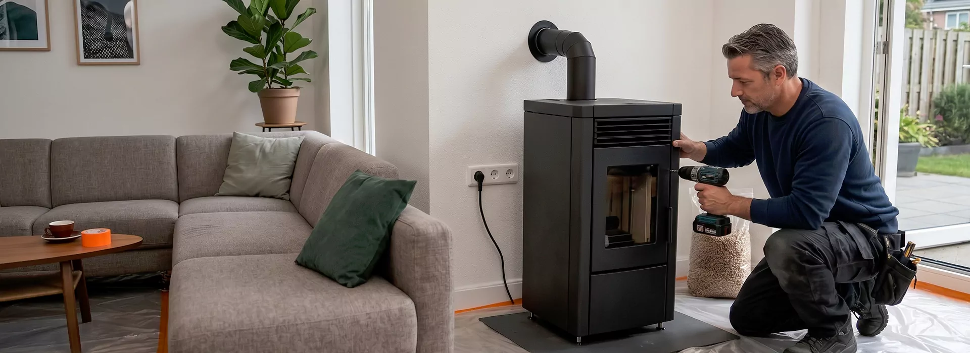 Pellet Stove Chimney Installation in Cedar Park, TX