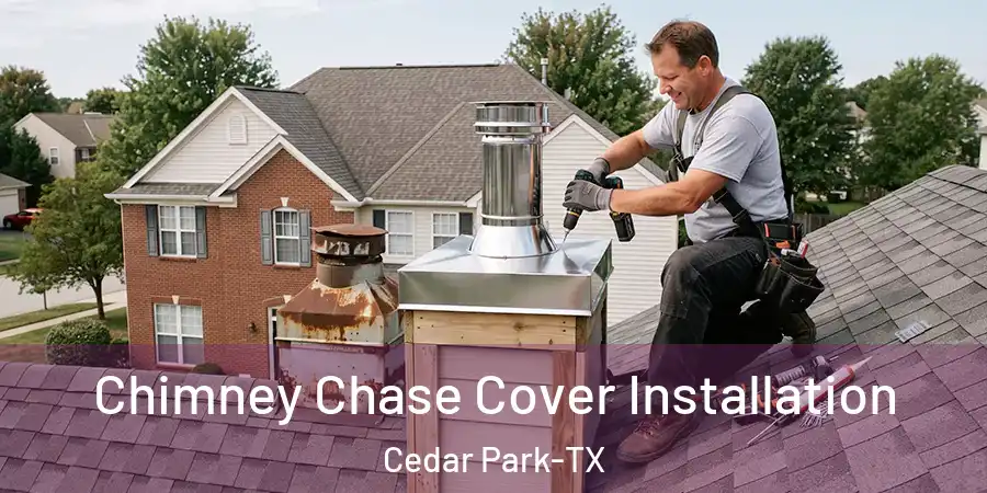  Chimney Chase Cover Installation Cedar Park-TX