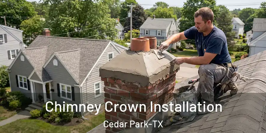  Chimney Crown Installation Cedar Park-TX