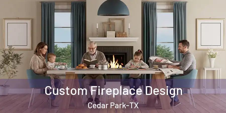  Custom Fireplace Design Cedar Park-TX