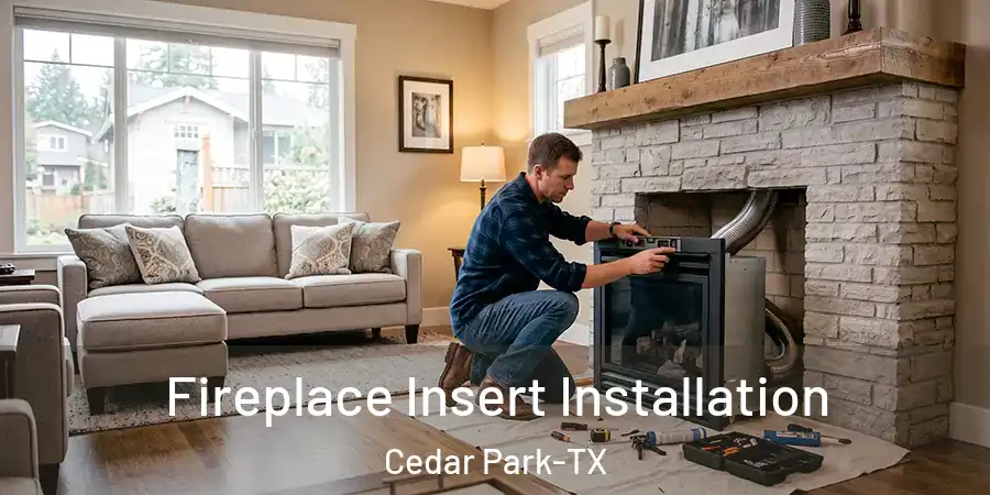  Fireplace Insert Installation Cedar Park-TX