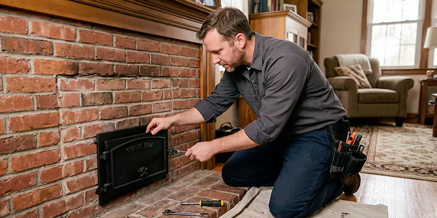 Fireplace Ash Dump Door Installation Cedar Park