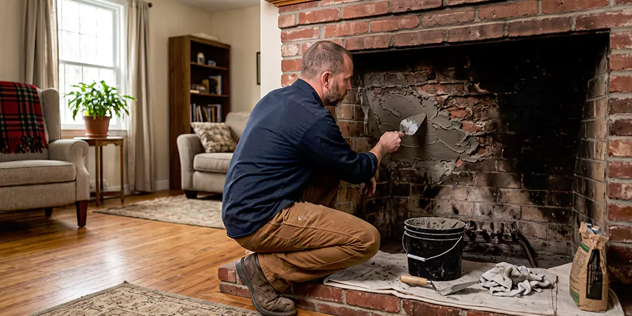 Modern Fireplace Refacing Cedar Park