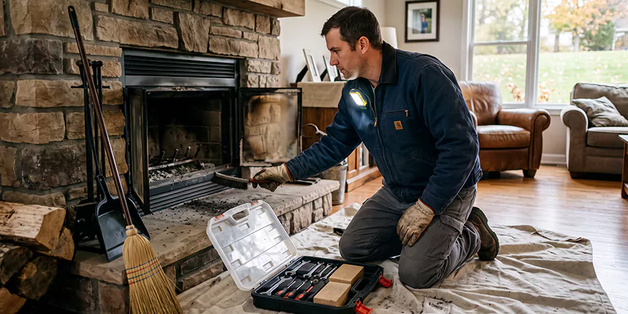 Wood Fireplace Repair in Cedar Park
