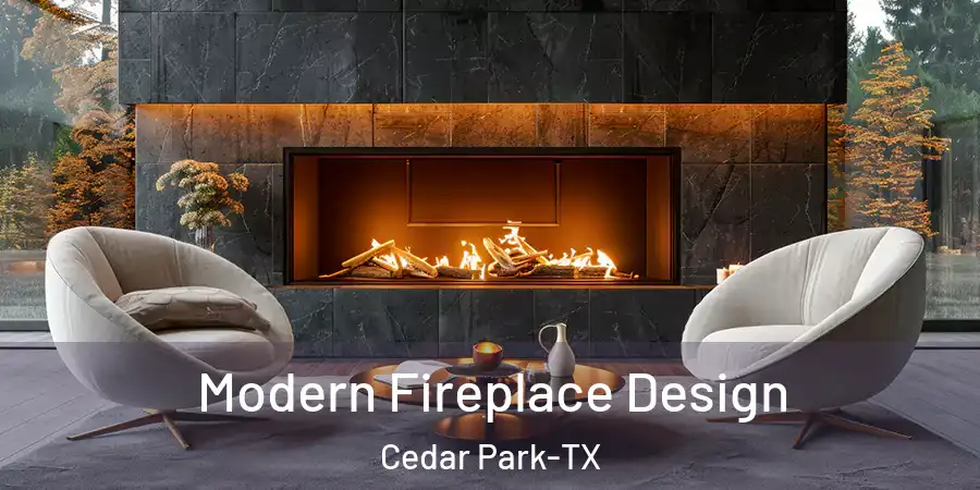  Modern Fireplace Design Cedar Park-TX
