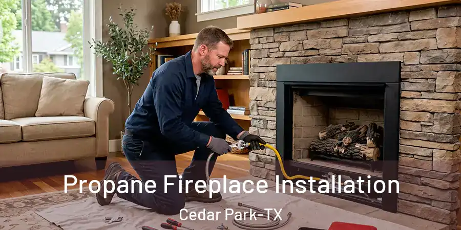  Propane Fireplace Installation Cedar Park-TX